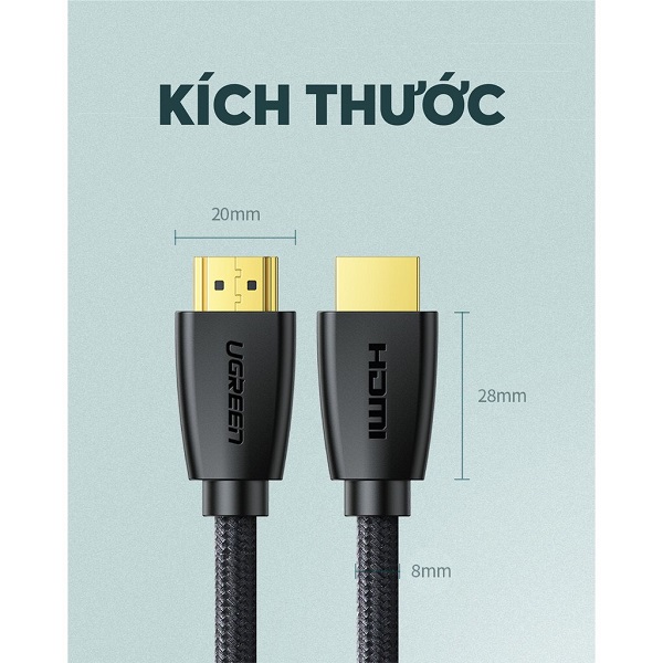 Hình ảnh cáp HDMI UGREEN 2.0 cao cấp